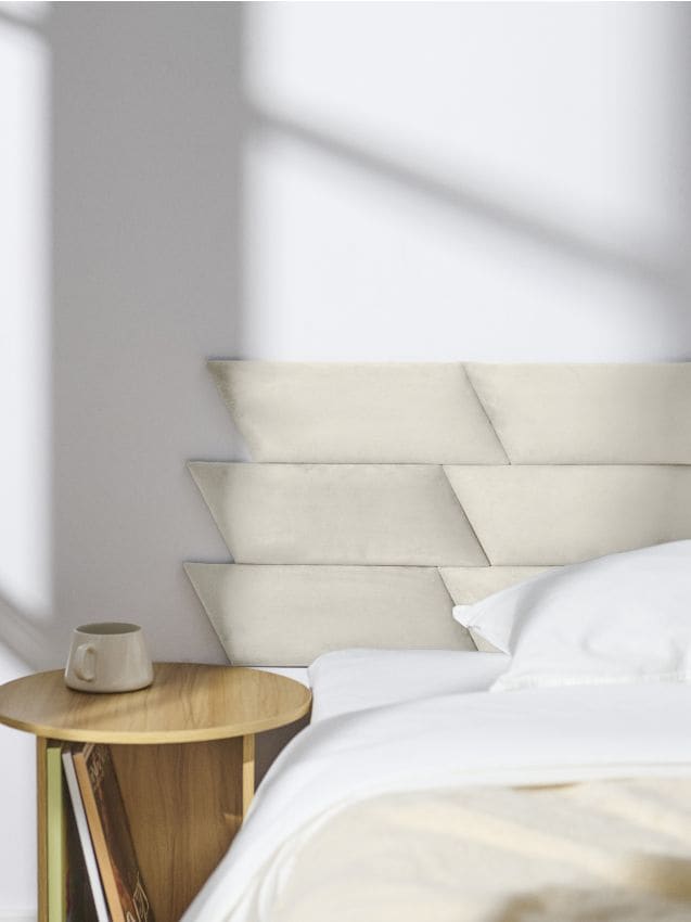 Sinsay - Čalúnený panel s zamatovým povrchom - telová