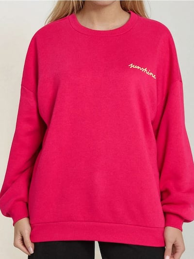 Bluza z nadrukiem na plecach