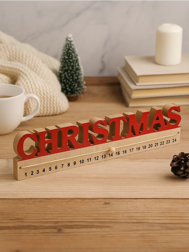 Sinsay - Adventný kalendár s nápisom „Christmas“ - viacfarebná