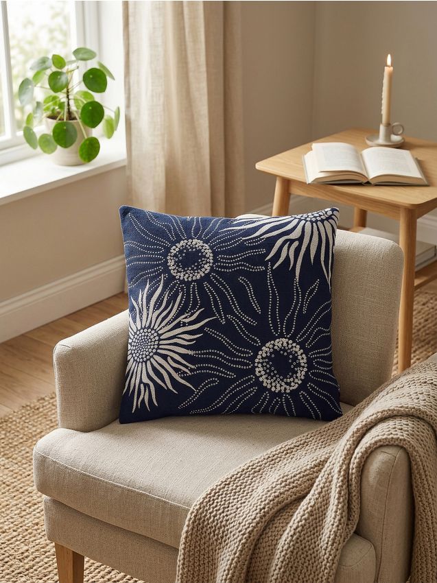 Sinsay - Pernă decorativă - bleumarin