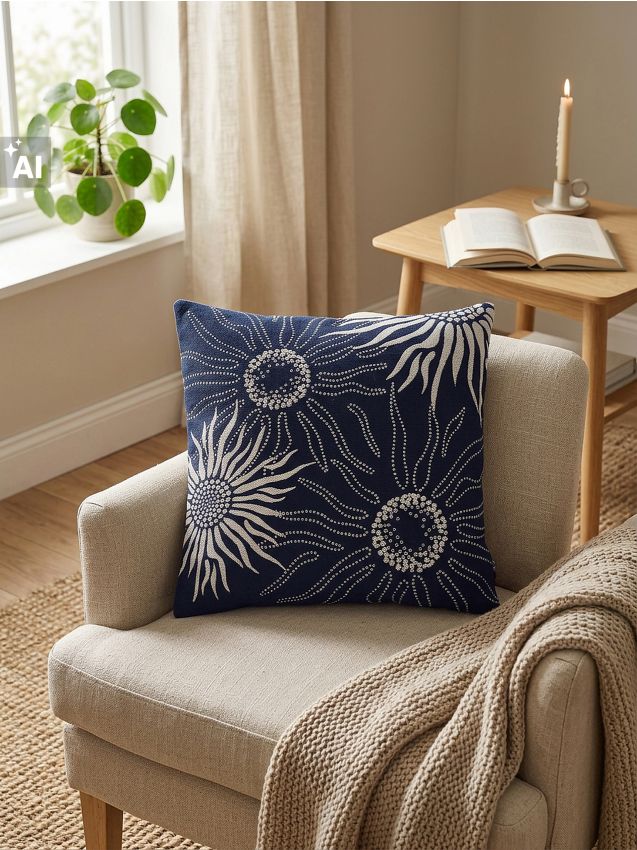 Sinsay - Pernă decorativă - bleumarin