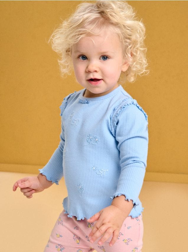 Sinsay - Памучна Блуза С Бродерия