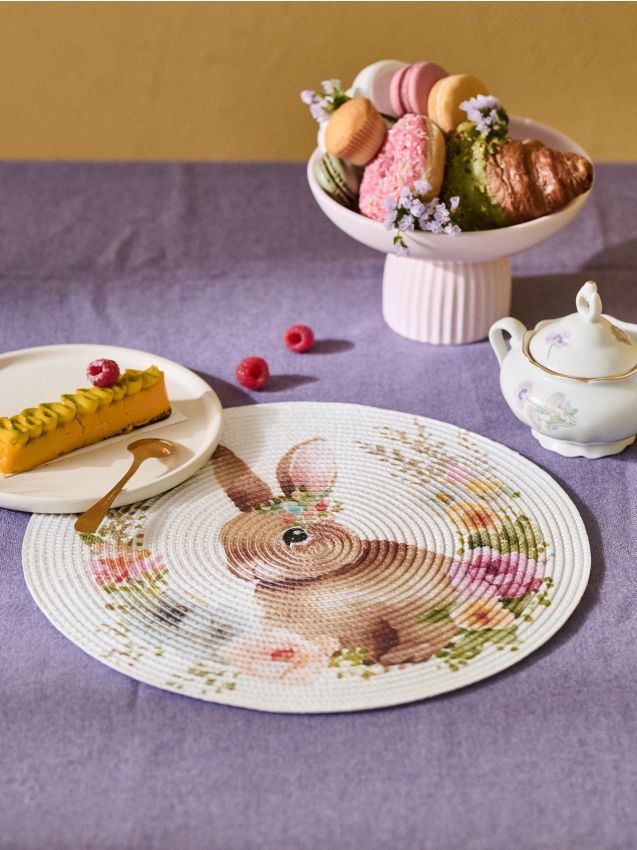 Wielkanocna podkładka na stół z motywem zająca