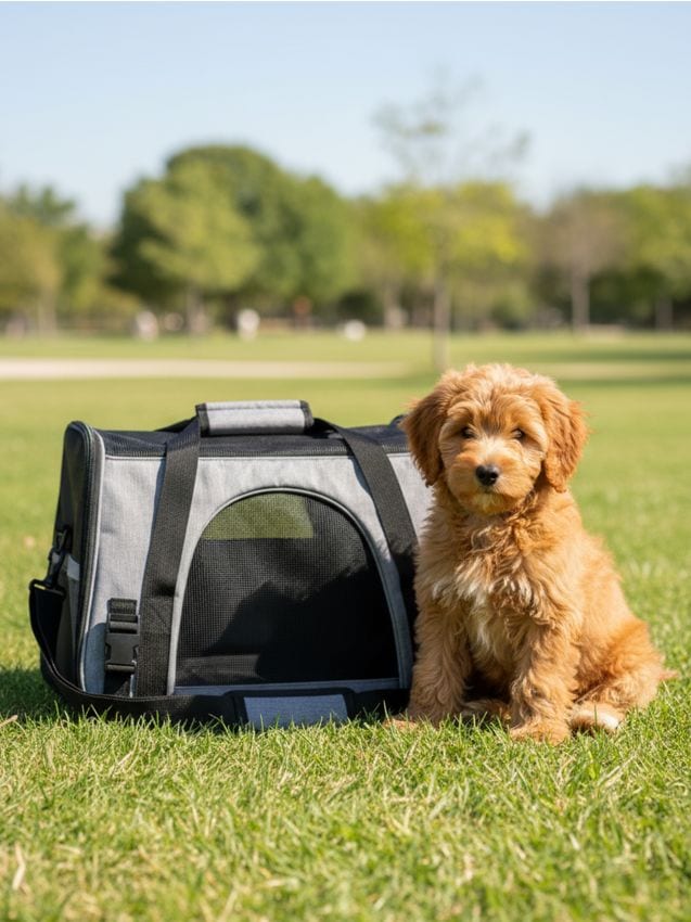 Sinsay - Taška na prenášanie domáceho miláčika - svetlošedá