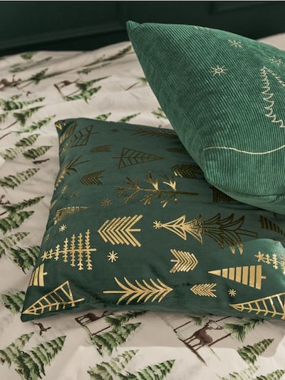 Povlak na polštář s vánočním potiskem