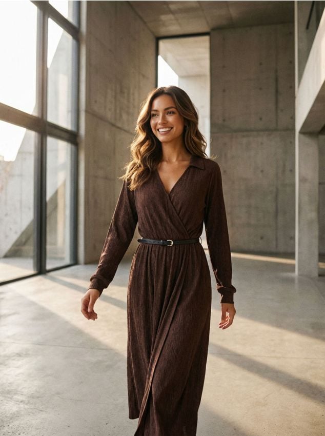 Sinsay - Rochie maxi - maro