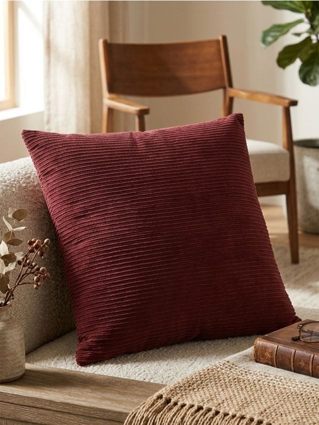 Sinsay - Pernă decorativă - bordo