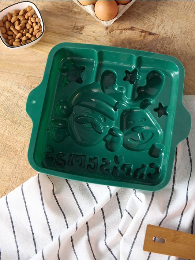 Sinsay - Vianočná silikónová forma na pečenie - bledozelená