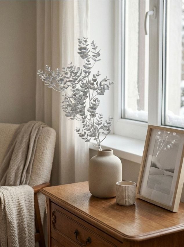 Sinsay - Ramură decorativă - argintiu