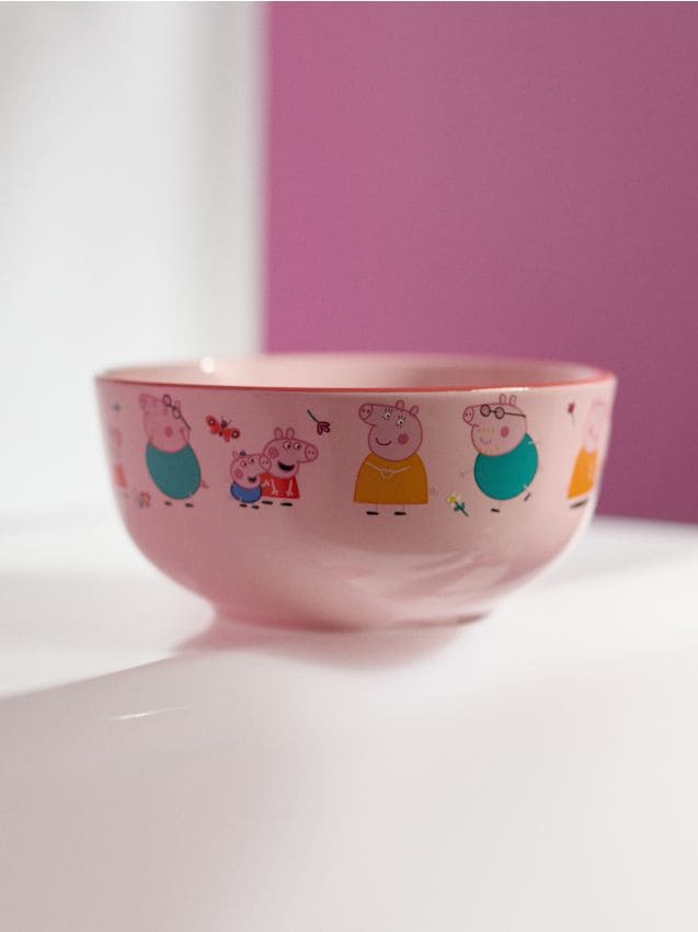 Sinsay - Bol ceramic cu imprimeu Peppa Pig - multicolor