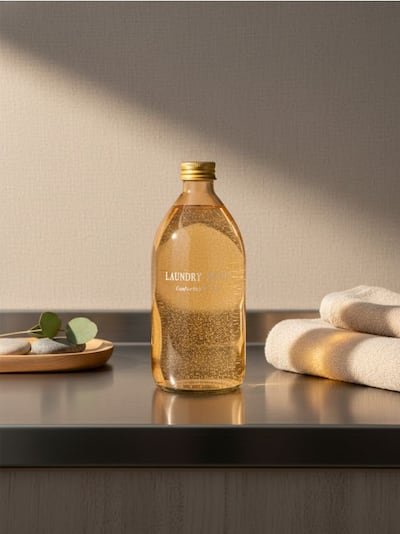 Γυάλινο μπουκάλι για απορρυπαντικά πλυντηρίου