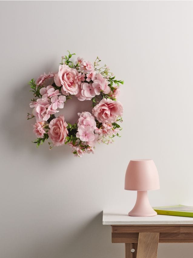 Sinsay - Coroniță decorativă de primăvară - roz-pastel