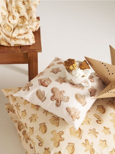 Obliečka na vankúš s vianočným motívom