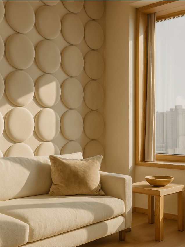 Sinsay - Čalúnený panel s zamatovým povrchom - telová