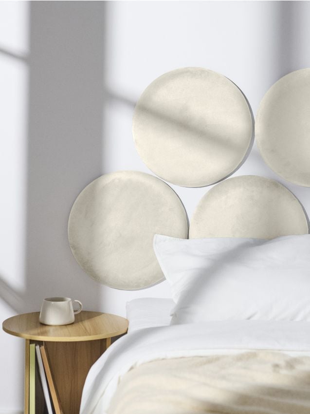 Sinsay - Čalúnený panel s zamatovým povrchom - telová