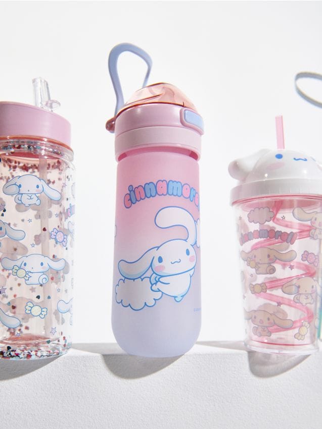 Sinsay - Bidon cu mâner Cinnamoroll - multicolor