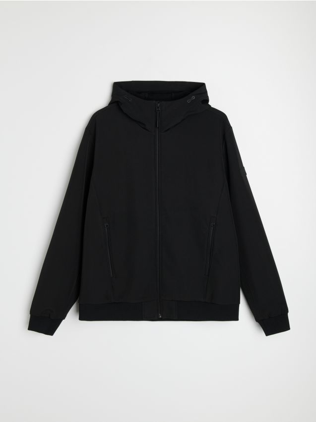 Sinsay - Geacă softshell cu glugă - negru