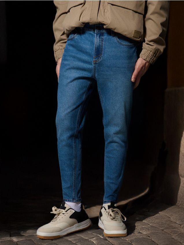 Blugi cropped carrot - SINSAY