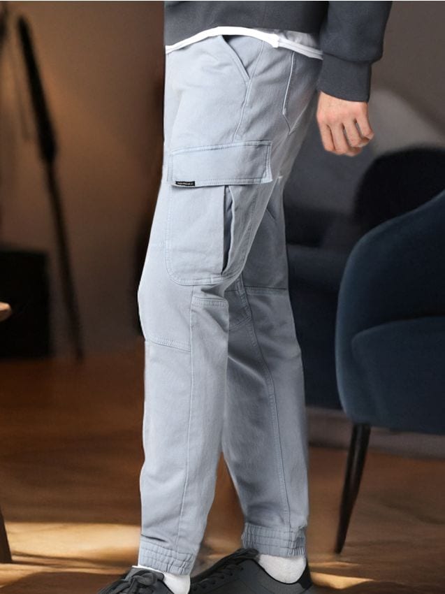 Sinsay - Blugi regular jogger fit - light blue