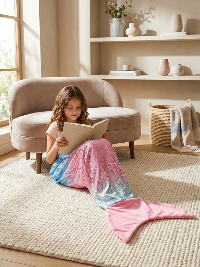 Sinsay - Pătură coadă de sirenă - multicolor