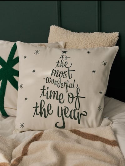 Poszewka na poduszkę z motywem świątecznym