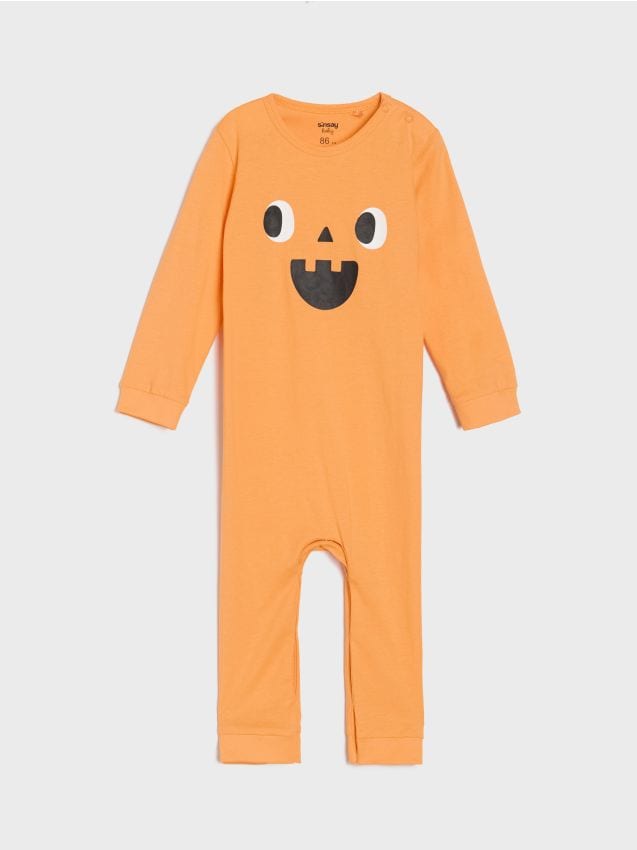 Sinsay - Overal s halloweenskou témou - mandarínková