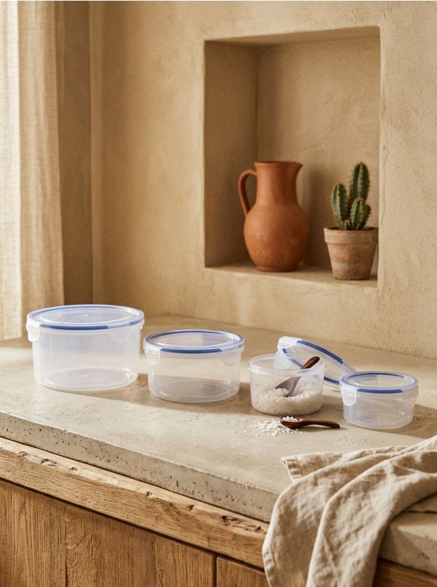 Sinsay - Recipiente pentru alimente 3 bucăți - clear