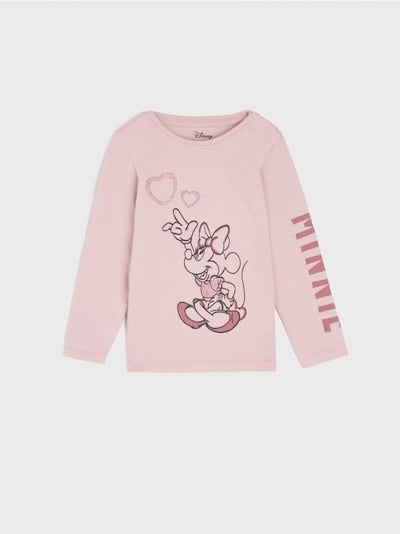 T-krekls ar garām piedurknēm Minnie Mouse