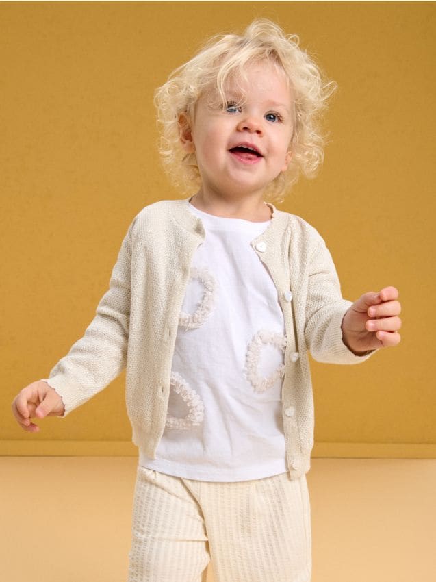 Sinsay - Tricou din bumbac - alb