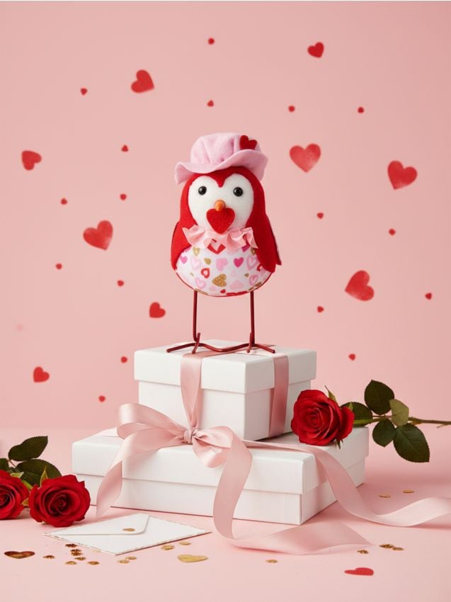 Sinsay - Decorațiune de Valentine’s Day de sine stătătoare - roșu