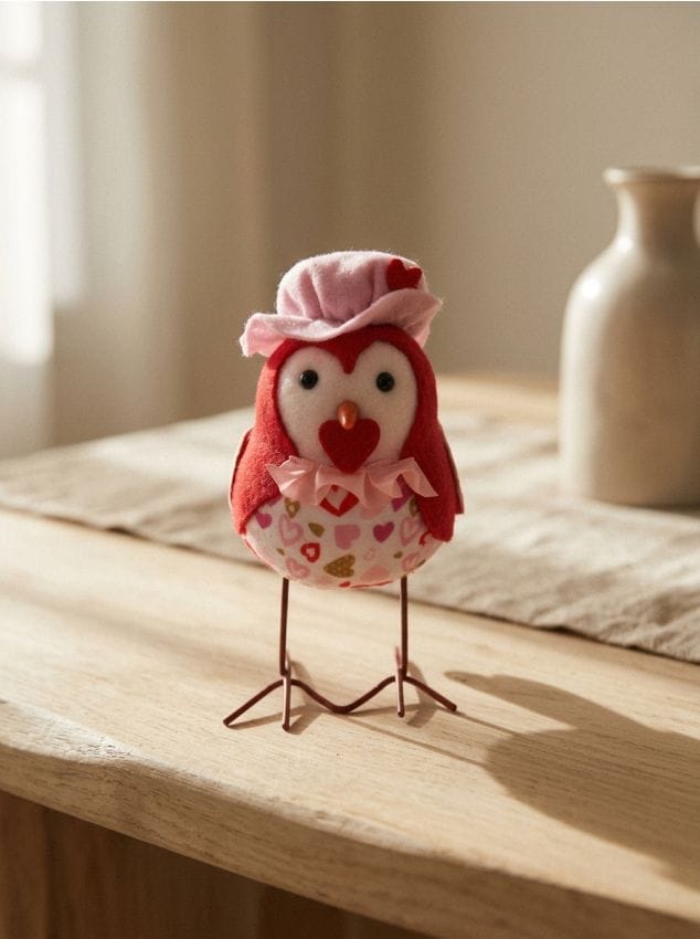 Sinsay - Decorațiune de Valentine’s Day de sine stătătoare - roșu