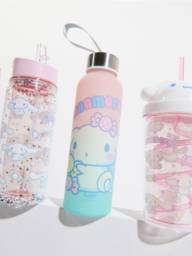 Sinsay - Bidon cu mâner Cinnamoroll - multicolor