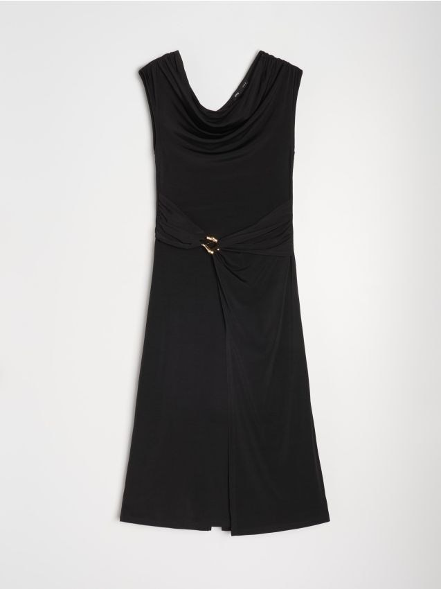 Sinsay - Rochie midi - negru