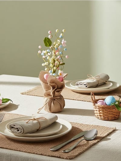 Velikonočna okrasna rastlina v vreči