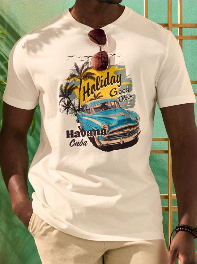Sinsay - Tricou - crem