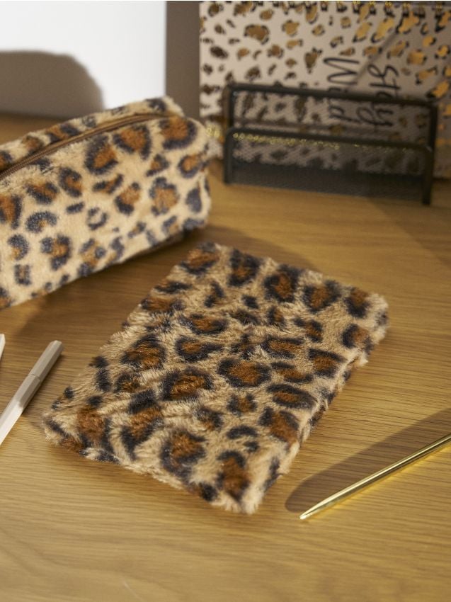 Sinsay - Caiet cu copertă din pluș - multicolor