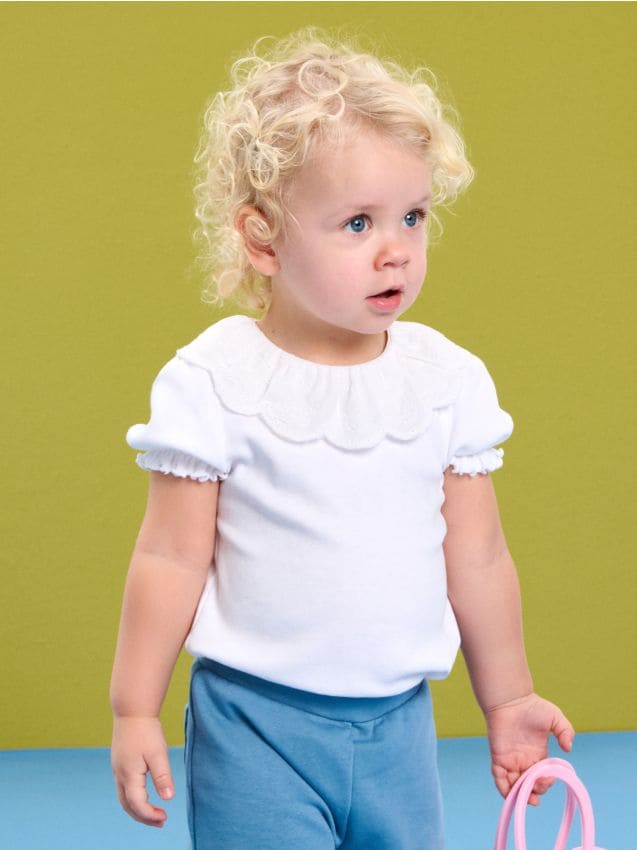 Sinsay - Tricou din bumbac - alb