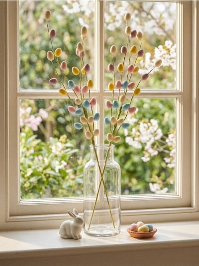 Velikonoční dekorativní větvičky s vajíčky 2 pack