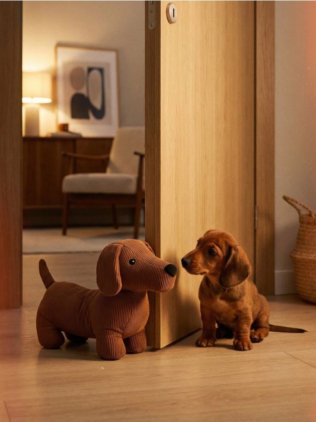 Sinsay - Stopper de ușă în formă de câine - maro