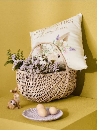 Великодня наволочка з зайчиком
