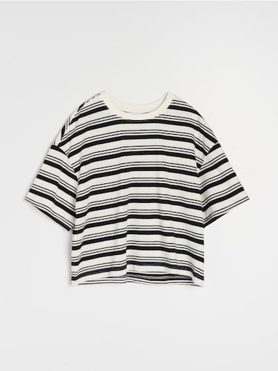 Bavlněné pruhované tričko