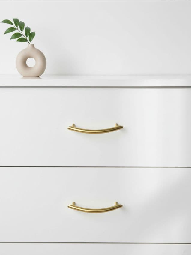 Sinsay - Súprava 2 úchytiek na nábytok - zlatá