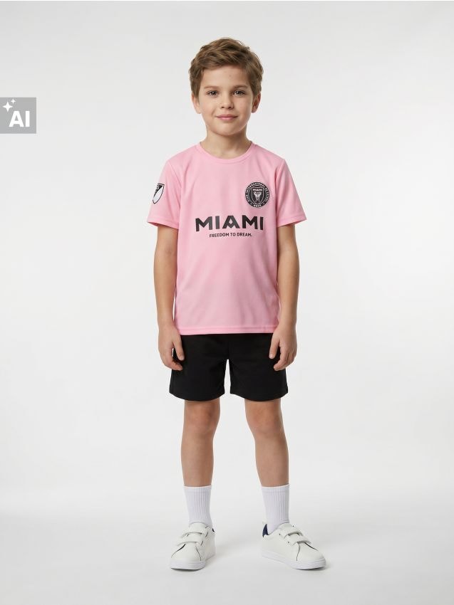 Sinsay - Tricou sportiv Inter Miami - roz