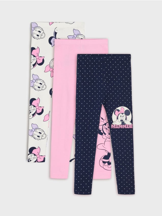Sinsay - Legginsy Myszka Minnie 3 pack - granatowy