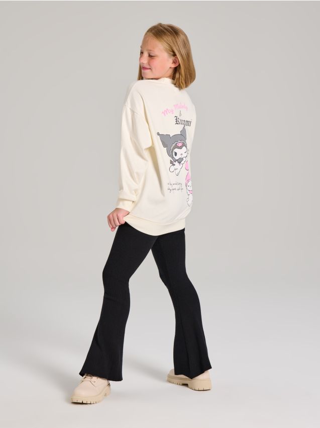 Sinsay - Mikina crewneck Hello Kitty - krémová