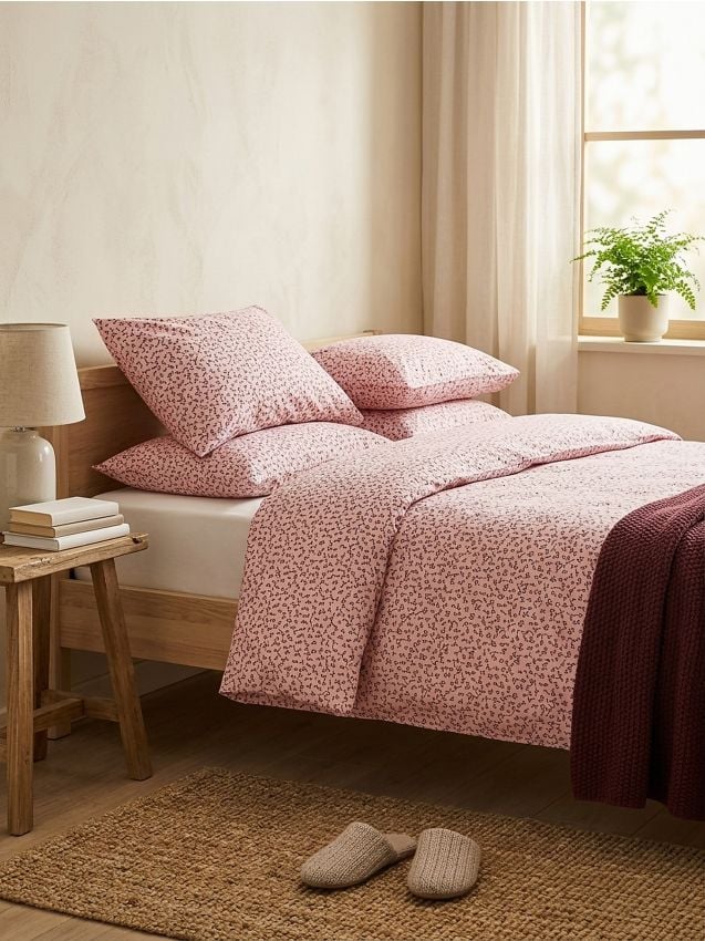 Sinsay - Set cu lenjerie de pat - roz