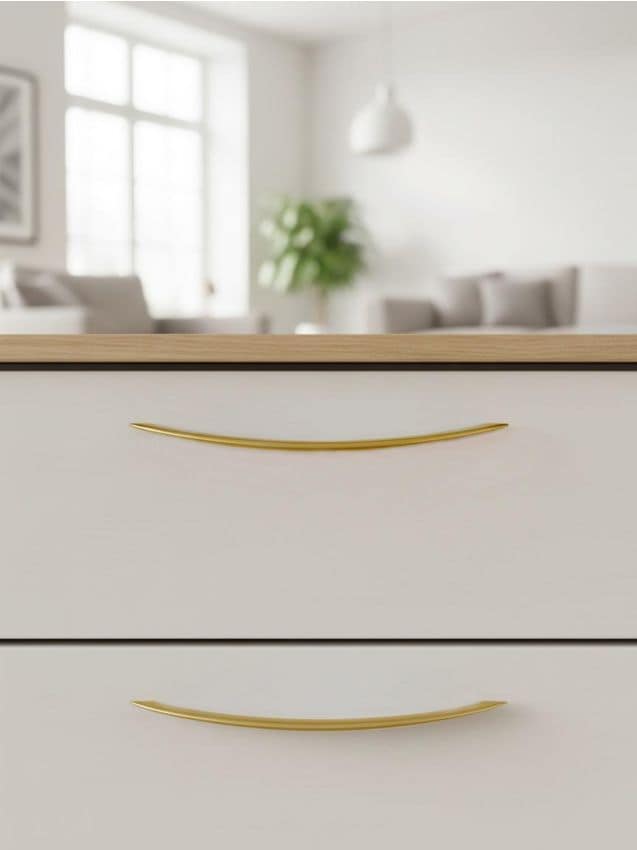 Sinsay - Zaoblené nábytkové úchytky 2 pack - zlatá