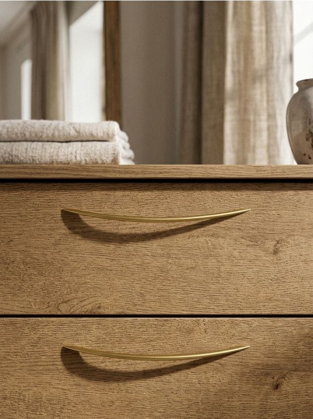 Sinsay - Mânere rotunjite pentru mobilier 2 pack - auriu