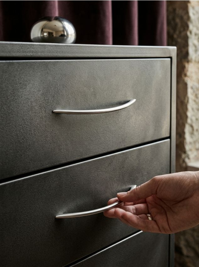 Sinsay - Mânere rotunjite pentru mobilier 2 pack - argintiu