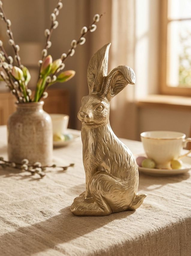 Sinsay - Figurină de iepure de Paște - auriu